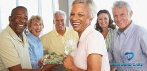 A group of doctors posing together at BH Wound Care in Beverly Hills, CA, and Seattle, WA
